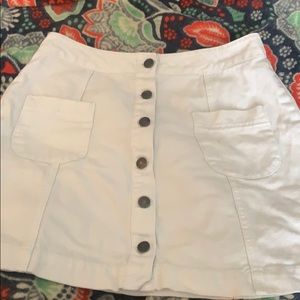 forever 21 white skirt